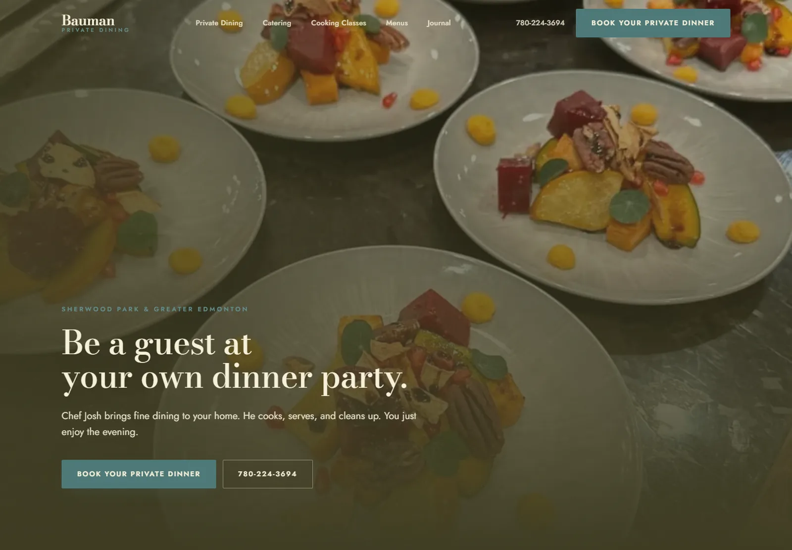 Bauman Private Dining website