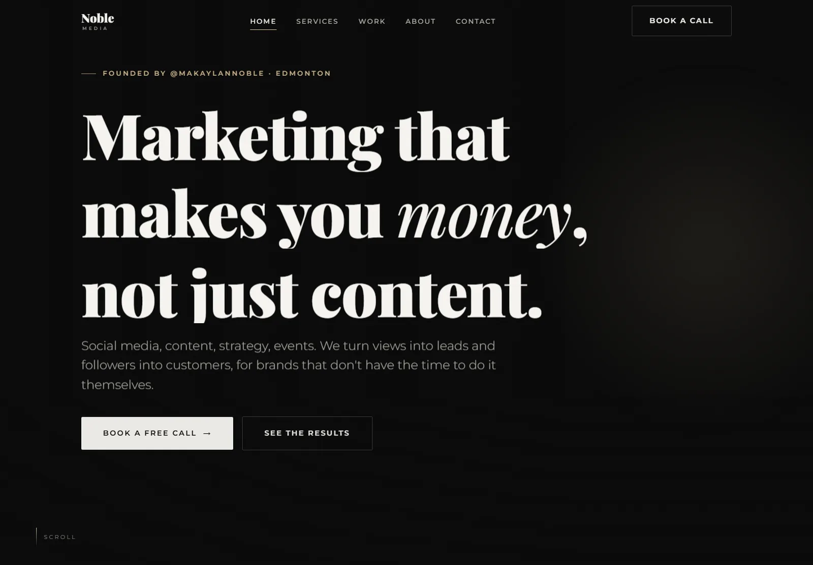 Noble Media website